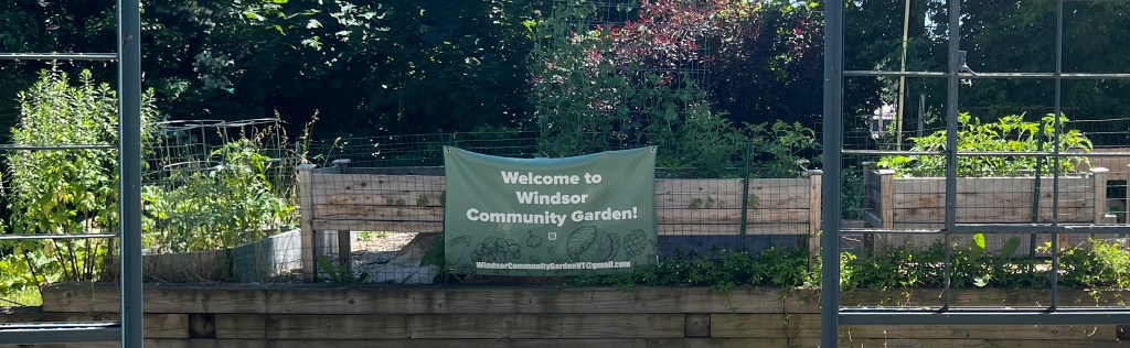 A photo of the Windsor Community Garden at 1 Railroad Avenue 
